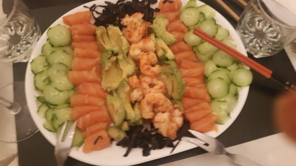 sushi salad